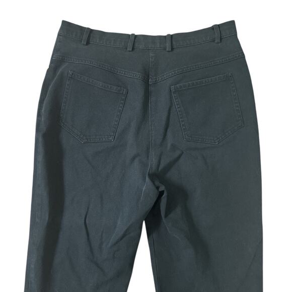 St. John Sport Black Straight Leg Jeans 8 - Picture 6 of 11